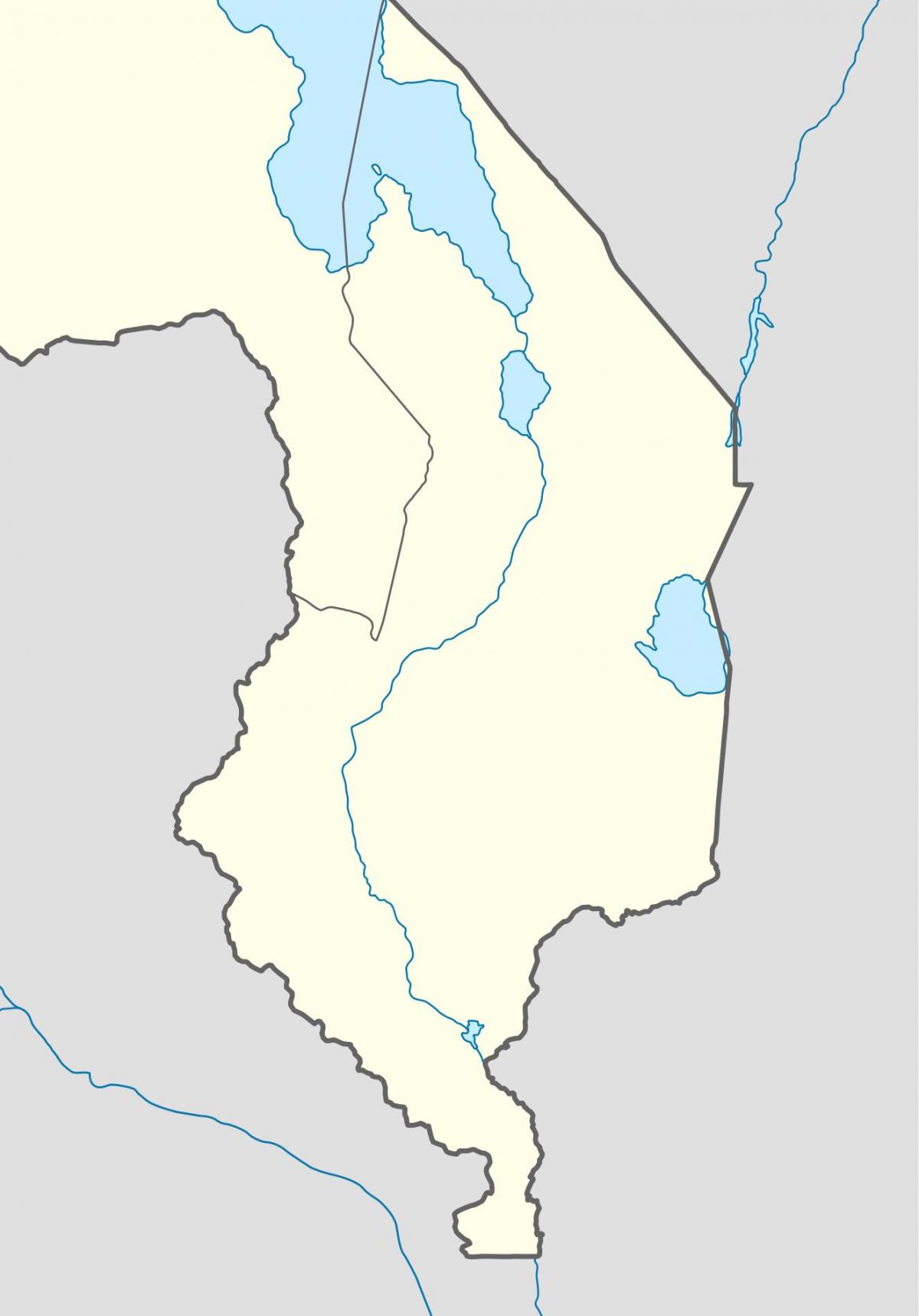 karta över floden Malawi