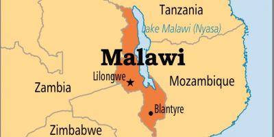 Karta över lilongwe i Malawi