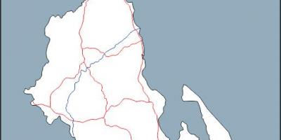 Karta över Malawi karta översikt